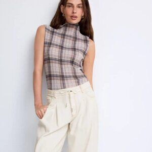 Lioness Slouched Tie Up Jeans Size Large MSRP $99